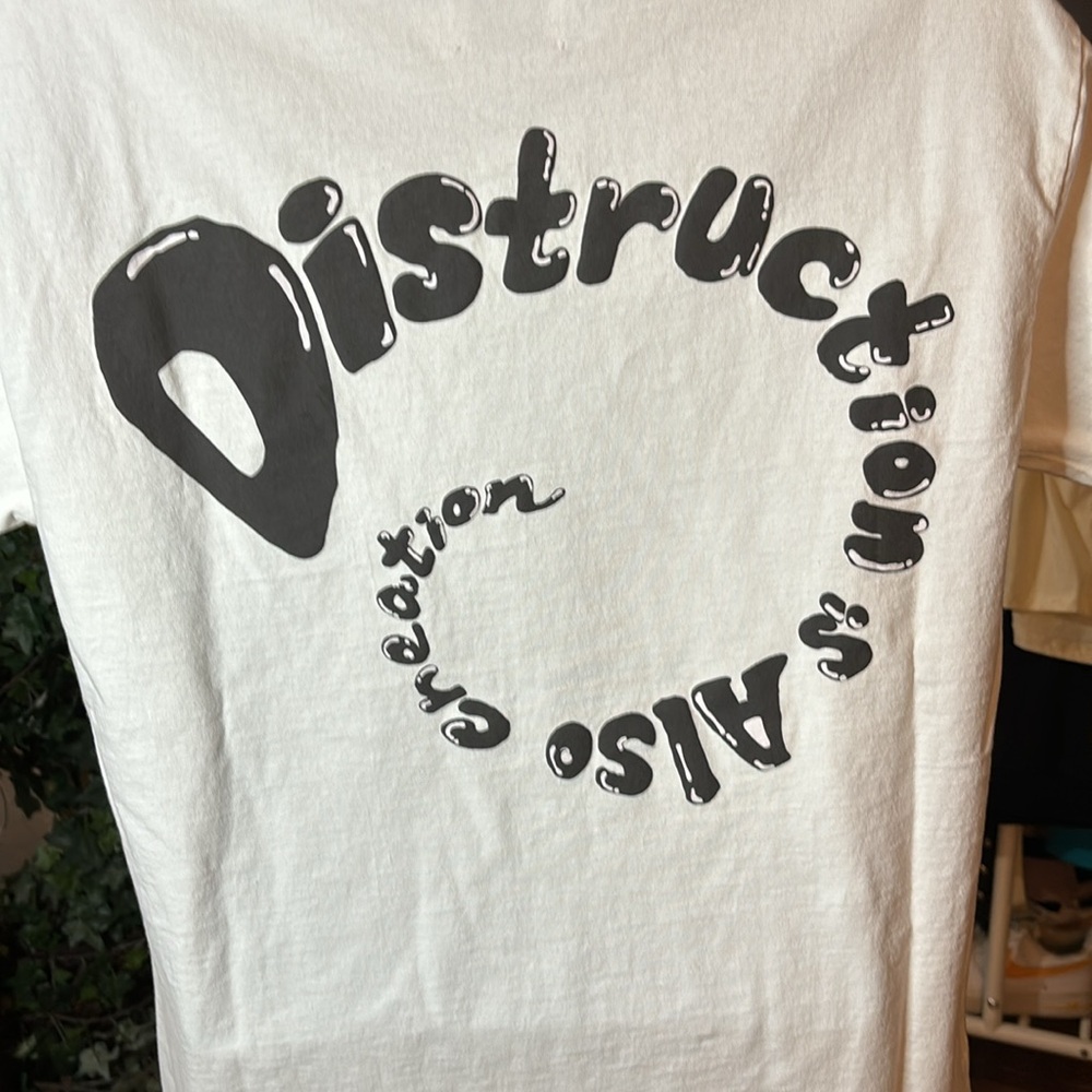 READYMADE Destruction is Also Creation tshirt, size Medium. - Picture 3 of 5